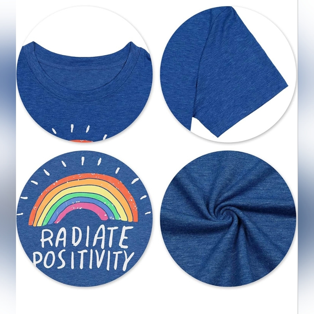 Pride "Radiate Positivity" Tee L - Picture 6 of 10
